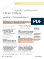 Diagnosis, Prevention and Treatment of Fungal Infections: Continuing Professional Development
