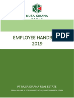 Employee Handbook 2019: PT Nusa Kirana Real Estate