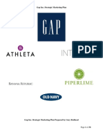 Gap Inc. Strategic Marketing Plan