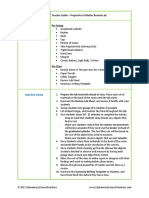 Activity Name: Teacher Guide - Properties of Matter Review Lab