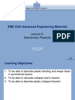 Lecture 6 Elementary Plasticity
