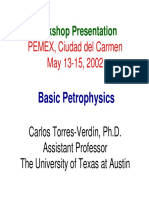 Workshop Presentation: PEMEX, Ciudad Del Carmen May 13-15, 2002