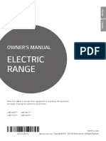 Electric Range: Owner'S Manual