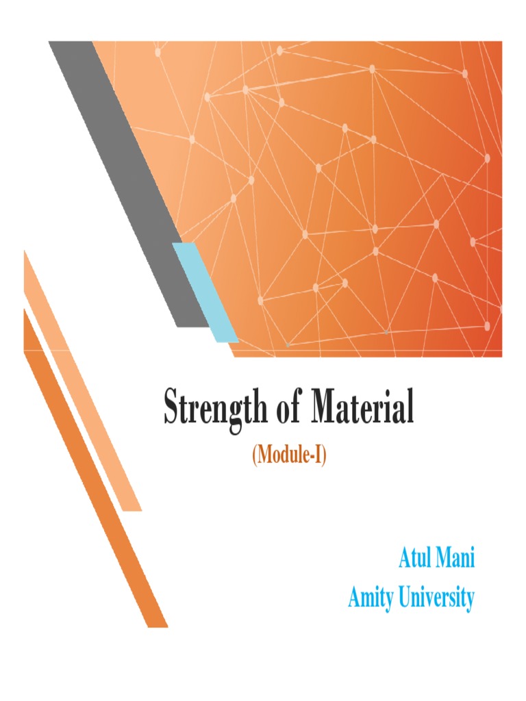 Strength of Material Notes PDF Buckling Deformation (Engineering)