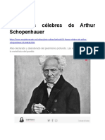 15 Frases Célebres de Arthur Schopenhauer