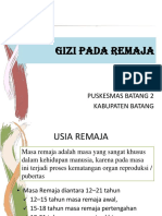 Gizi Remaja