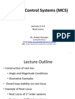 Lecture 2-3-4 Root Locus