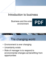 Business and The Environment