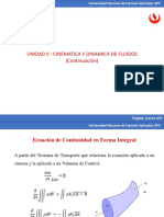 Unidad Ii: Cinematica Y Dinamica de Fluidos (Continuación)