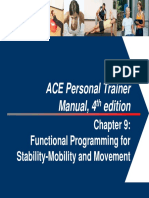 ACE Personal Trainer Manual, 4 Edition: Functional Programming For Stability-Mobility and Movement