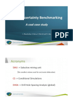 Local Uncertainty Benchmarking A Coal Case Study