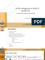 R32 Refrigerant Comparison with R22 and R410A