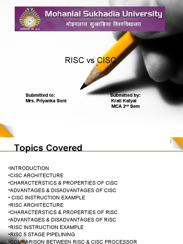 Risc Cisc in Microcontroller and Microprocessor | PDF | Central ...