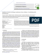 Synthesis of Anion Exchange Membranes From Cellulose: Crosslinking With Diiodobutane