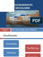 Procedimientos vasculares: catéter venoso periférico