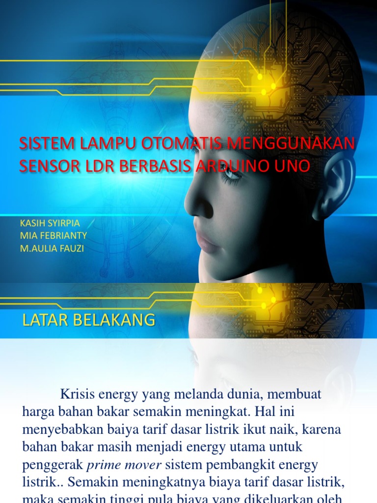 Sistem Lampu Otomatis Menggunakan Sensor Ldr Berbasis Arduino Pdf