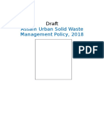 Draft Assam Urban Solid Waste Management Policy, 2018 PDF