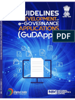 Guidelines for e-Governance Applications Development