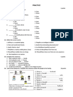 Practice: 01. Mark The Correct Alternative 5 Points