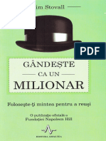 Gandeste Ca Un Milionar - Jim Stovall PDF