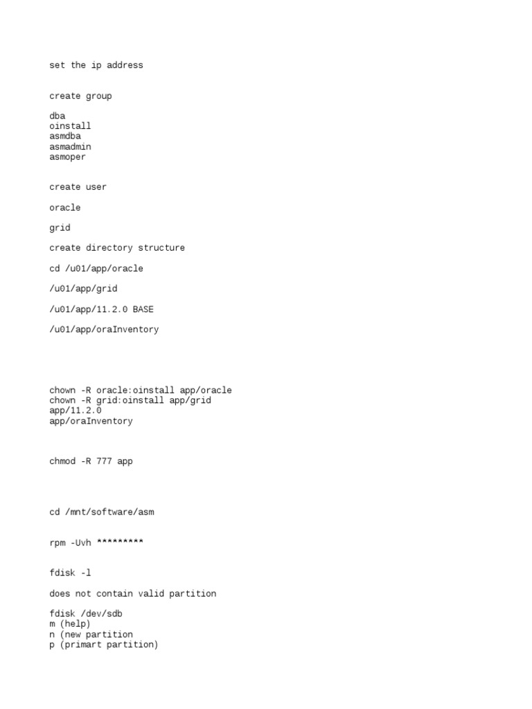 ASM Scripts Oracle Database Data Free 30day Trial Scribd