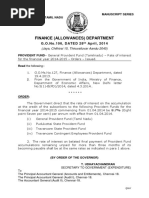 Finance (Allowances) Department: G.O.No. 106, DATED 28 Apr Il, 201 4