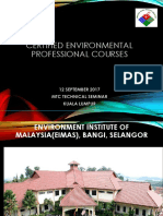 Certified Environmental Professional Courses