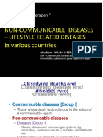 Non-Communicable Diseases - Lifestyle Related Diseases in Various Countries