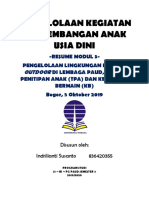 Pengelolaan Kegiatan Pengembangan Anak Usia Dini