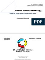 Teacher Evaluation Report