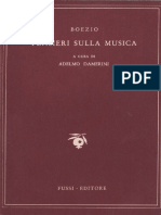 Boezio Severino - Pensieri Sulla Musica - FUSSI FIRENZE 1949 PDF