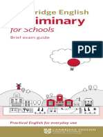 Cambridge English Preliminary For Schools DL Leaflet PDF