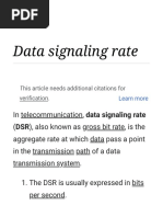 Data Signaling Rate