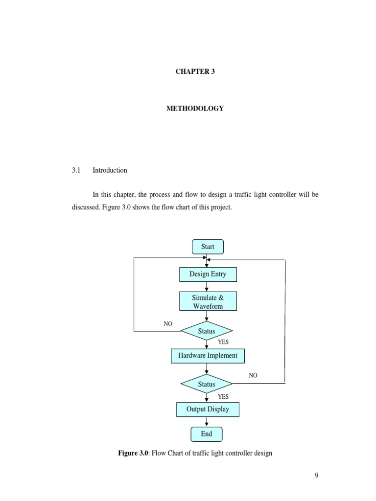 Traffic Light Controller Design Methodology | PDF | Logic Gate ...