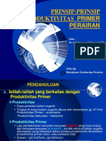 Prinsip-Prinsip Dalam Produktivitas Primer