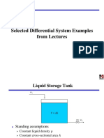 Selected Differential System Examples From Lectures