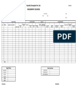 Kanoida Tecnoplast Pvt. Ltd. Holography Log Book: Ideal Time