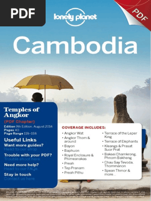 Cambodja Ultimate Travelist Pdf Angkor Cambodia