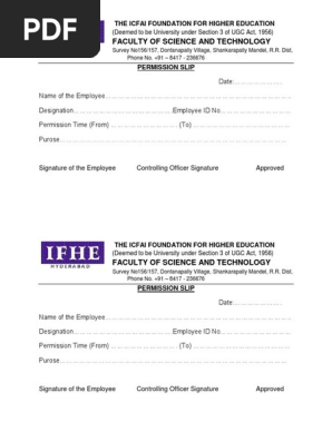 Permission Slip