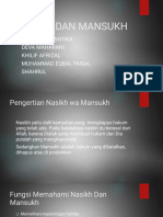 Powerpoint Nasikh Dan Mansukh