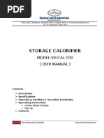 Calorifier Manual