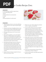 The Best Sugar Cookie Recipe. Ever.: by Sara Fehling