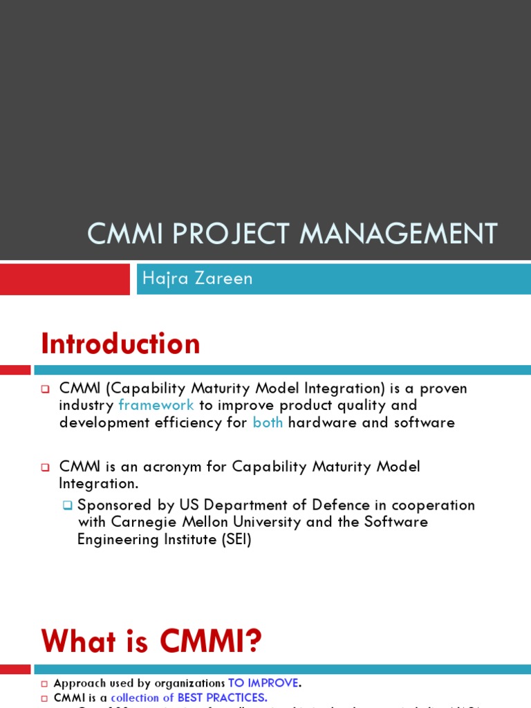 Cmmi Project Management | PDF | Project Management | Business