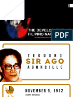 THE DEVELOPMENT OF FILIPINO NATIONALISM and mFROM GLOBALIZATION TO NATIONAL LIBERATION: ESSAYS OF THREE DECADES