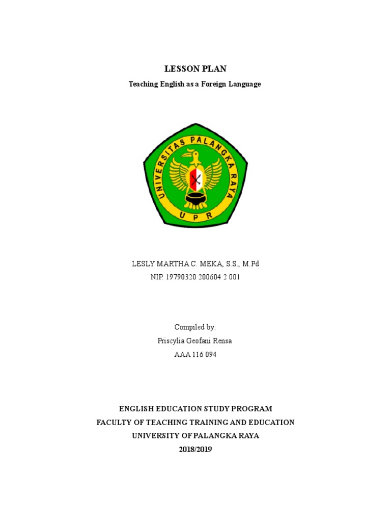 Lesson Plan: Teaching English As A Foreign Language | PDF | Science ...