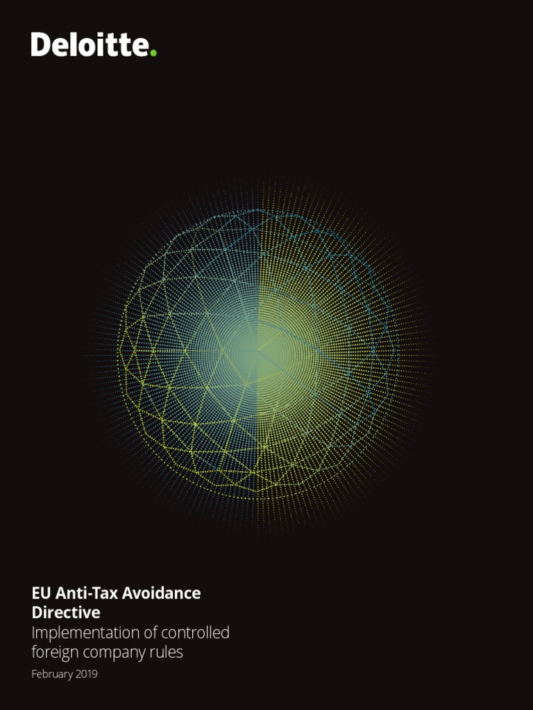 Deloitte Anti Taxation Avoidance | PDF | Member State Of The European ...
