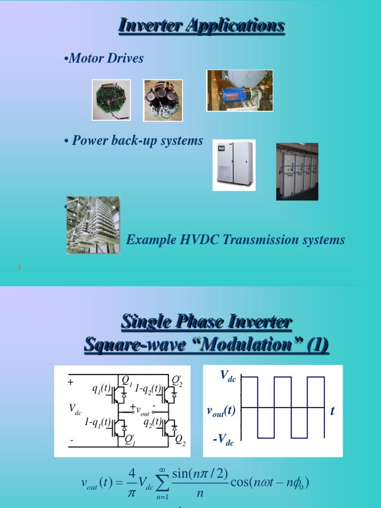 Inverter Modulation Techniques Overview | PDF | Power Inverter ...