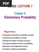 BU522 Lecture 7 Elementay Probability 2019