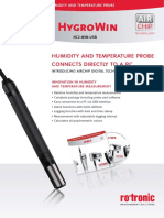 Humidity and Temperature Probe Connects Directly To A PC.: Hc2-Win-Usb