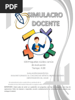 100 Preguntas Simulacro Concurso Docente